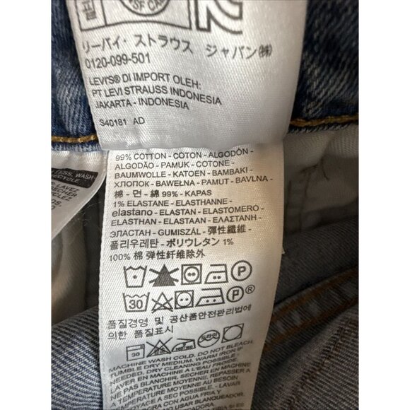 Levi's 550 Men Jeans 40x30 Denim Straight Relaxed Fit Pockets High Rise Casual - Picture 9 of 12